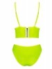 Obsessive Neonia top i figi żółty  S/M